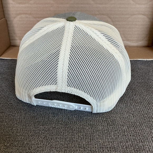 Pickleball Richardson 112 SnapBack mesh trucker hat olive gray birch - Picture 4 of 5